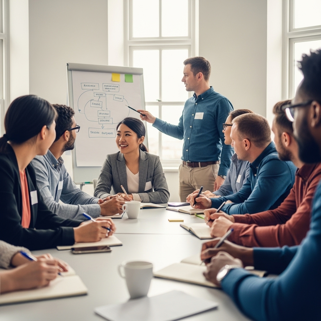 Training session with instructor